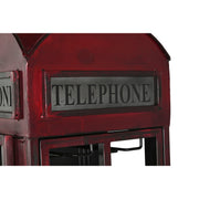 Flessenrek DKD Home Decor Telephone Zwart Rood Donker grijs Metaal 40 x 38 x 175 cm