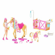 Speelset Barbie Toilettage des Chevaux Plastic