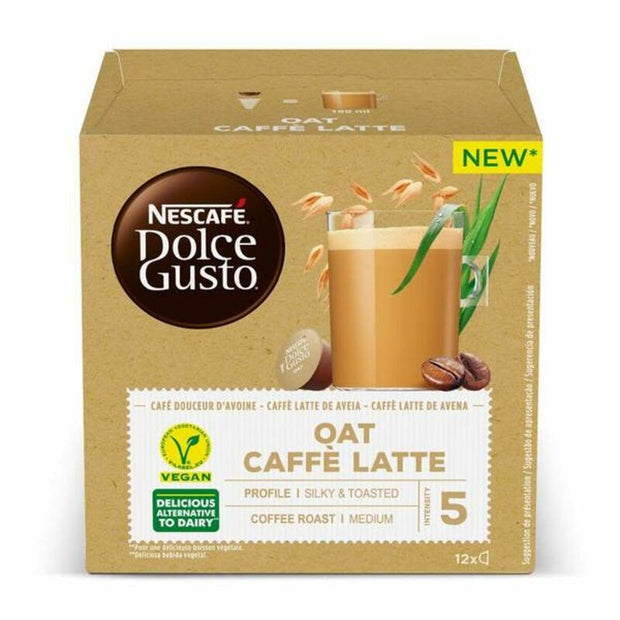 Koffiecapsules Dolce Gusto Koffie met melk Haver (12 uds)