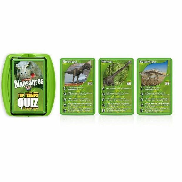 Spel met vragen en antwoorden Top Trumps Quiz Dinosaures