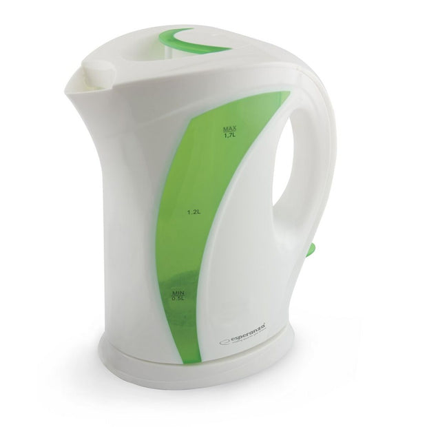 Waterkoker Esperanza EKK018G  Wit Groen Multicolour Plastic 2200 W 1,7 L