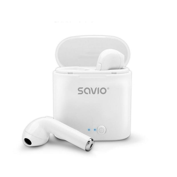 In-ear Bluetooth Hoofdtelefoon Savio TWS-01 Wit