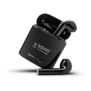 In-ear Bluetooth Hoofdtelefoon Savio TWS-02 Zwart Grafiet