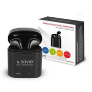 In-ear Bluetooth Hoofdtelefoon Savio TWS-02 Zwart Grafiet