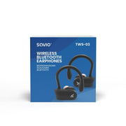 In-ear Bluetooth Hoofdtelefoon Savio TWS-03 Zwart Grafiet