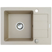 Wastafel met Eén Spoelbak Maidsinks Promo Beige