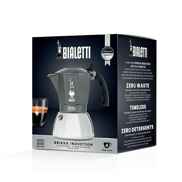 Italiaanse Koffiepot Bialetti Brikka Aluminium