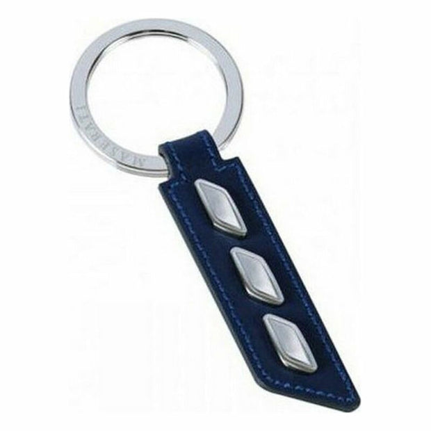 Sleutelhanger Maserati KMU4160113 Huid Blauw