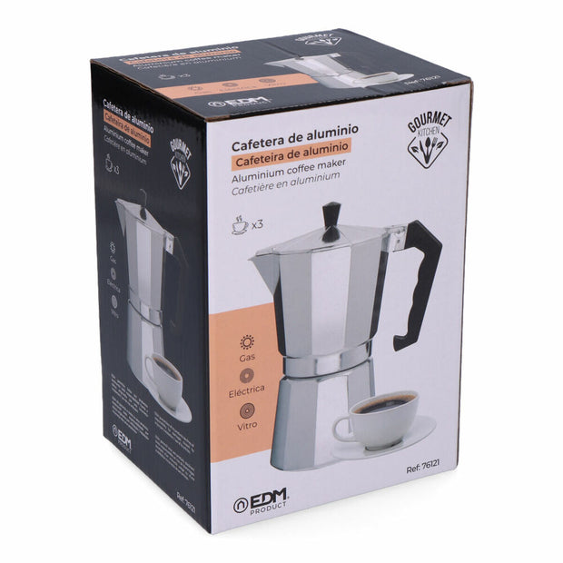 Italiaanse Koffiepot EDM   Aluminium 3 Koppar