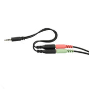 Gaming Headset met Microfoon KSIX Drakkar USB LED Zwart Rood