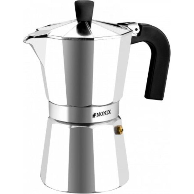 Italiaanse Koffiepot Monix M620006 Aluminium Zilverkleurig Metaal 6 Kopjes