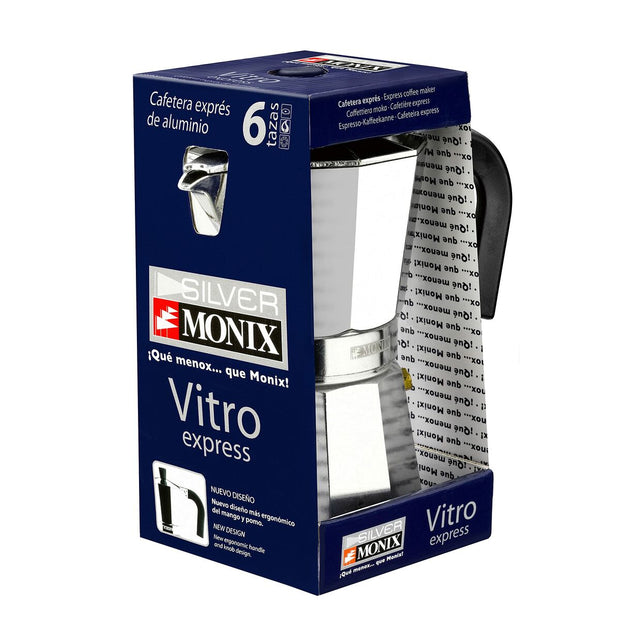 Italiaanse Koffiepot Monix Braisogona_M620012 Zilver Aluminium 12 Koppar