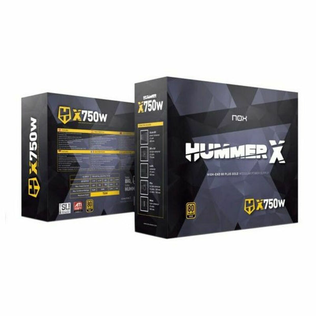 Stroomvoorziening voor Gaming Nox Hummer X750W 750 W 80 Plus Gold