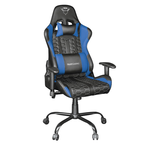Gaming stoel Trust 24435 GXT708B Blauw Zwart Zwart/Blauw