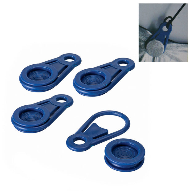 Awning and tarpaulin clamps set Bensontools Clip Blauw 6 Stuks Ø 0,44 x 8,3 cm
