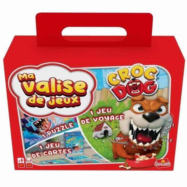 Set van 3 Bordspellen Goliath Croc Dog (FR) Plastic