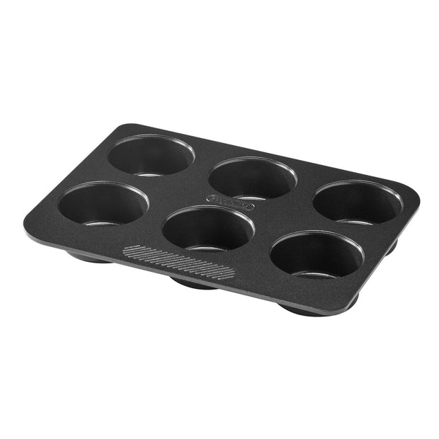 Cakevorm Pyrex Magic Zwart 24 x 18 x 3 cm (6 Stuks)