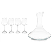 Wijn Set Transparant Glas 420 ml 1,8 L (2 Stuks)